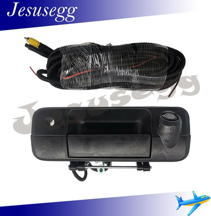 ya 10 9.16 baidi Black Tailgate Handle with Camera & Keyhole for Toyota Tundra 14-21 Tacoma 16-21