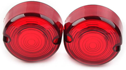 ya 4 8.8.2 Red Turn Signal Lens Cover for Harley Dyna FXD FXR Sportster XLH 883 1200 FXST
