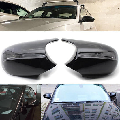 ya 11 9.14 baidiM3 Style Gloss Black Side Mirror Covers for BMW E90 E92 E93 LCI 2pcs -