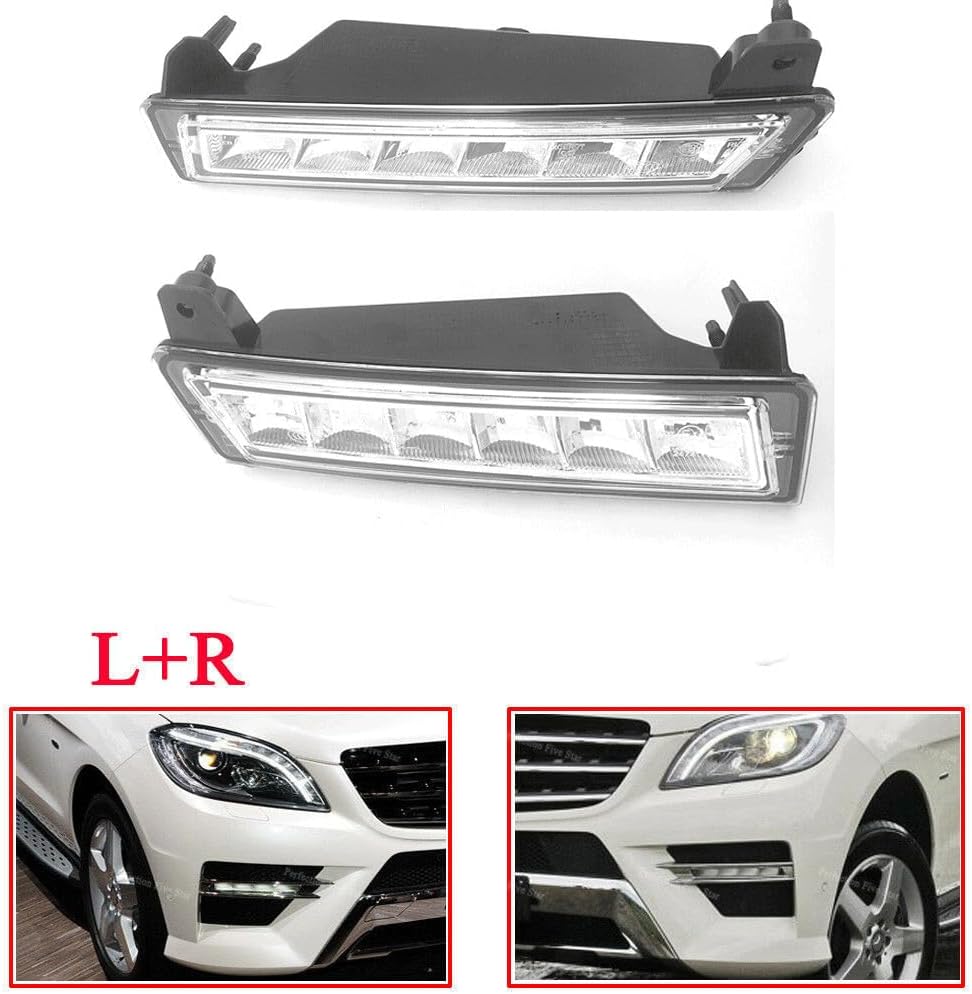 ya 10 9.16 zhengce 2 LED daytime running lights fog lights suitable for W164 ML350 X204 X164