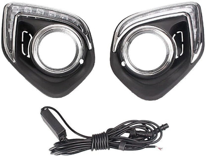 ya 4 8.8 for 2pcs Car Fog DRL LED Daytime Running Lights for ASX Outlander Sport DRL 2013 2014