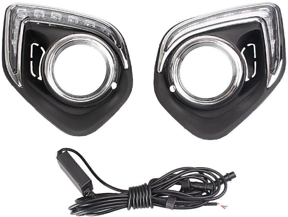ya 13 9.15 baidi for 2pcs Car Fog DRL LED Daytime Running Lights for ASX Outlander Sport DRL