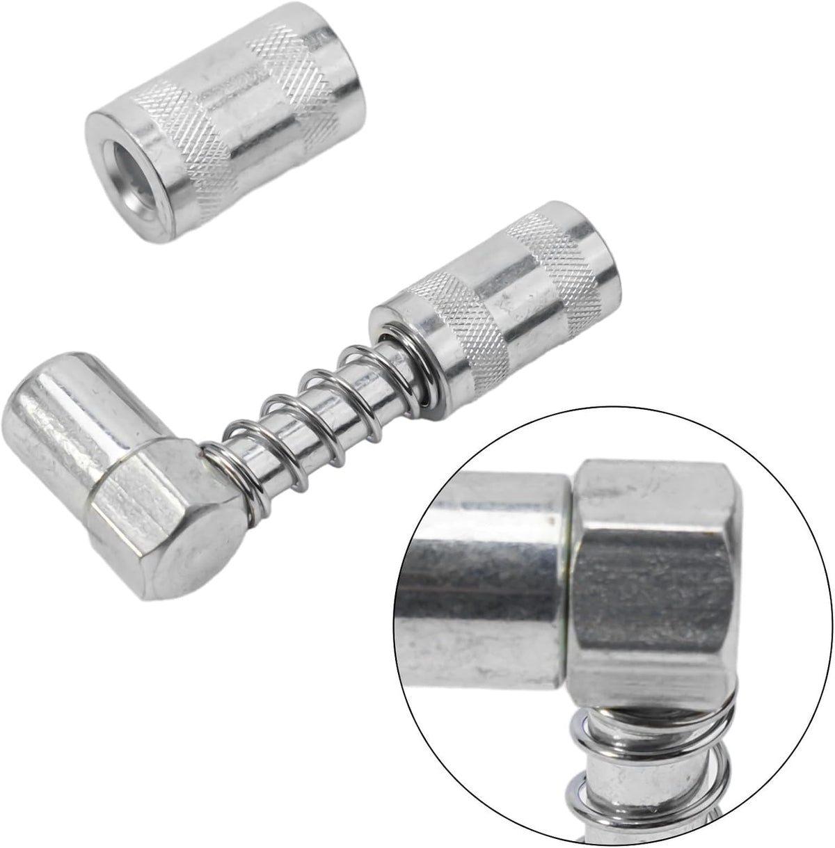 ya 14 9.20 baidi 90 De Grease Nozzle Adapter 3 Jaw Coupler Grease Fitting Tool with Sleeve-1