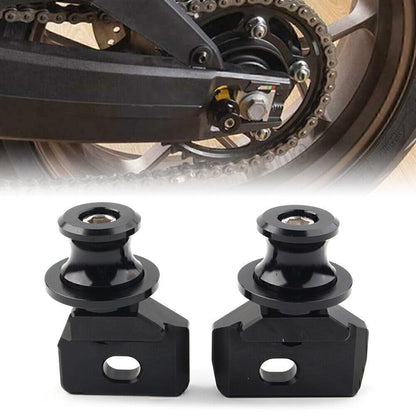 ya 6 8.14 Motor Chain Adjustment Bracket Screw Rocker Reel Slider Fit for Honda CB650R Black