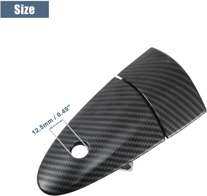 ya 2 8.15 Front Left Car Exterior Door Handle Carbon Fiber Pattern for Honda CRZ 2011-2015