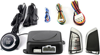 ya 4 8.8 Car keyless Engine Start Alarm System Button Enter app Remote Start Stop 