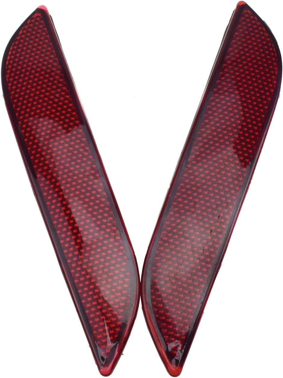 ya 4 8.14 One pair of red LED bumper reflectors driver and passenger side for Toyota for Camry 2018-2021