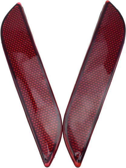 ya 4 8.14 One pair of red LED bumper reflectors driver and passenger side for Toyota for Camry 2018-2021