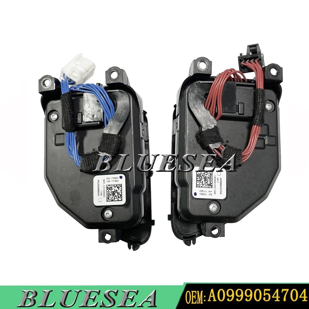 ya 4 8.8 Steering Wheel Switch Button A0999054704 for Mercedes-Benz (Silver)