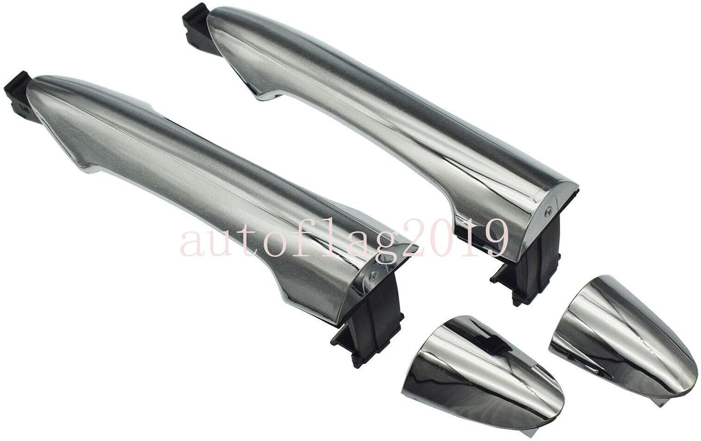 ya 2 8.15 Exterior Door Handle Chrome Pair Rear LH & RH for Kia Picanto 2011-2016 