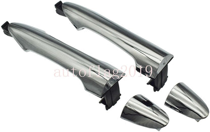 ya 2 8.15 Exterior Door Handle Chrome Pair Rear LH & RH for Kia Picanto 2011-2016 