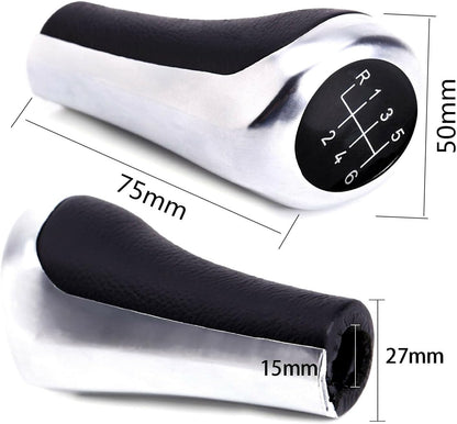 ya 4 8.24 baidi Schaltknauf Knauf 6 Gang f¨¹r for BMW E90 E83 E92 X3 X5 Schalthebel Hebel Echtleder