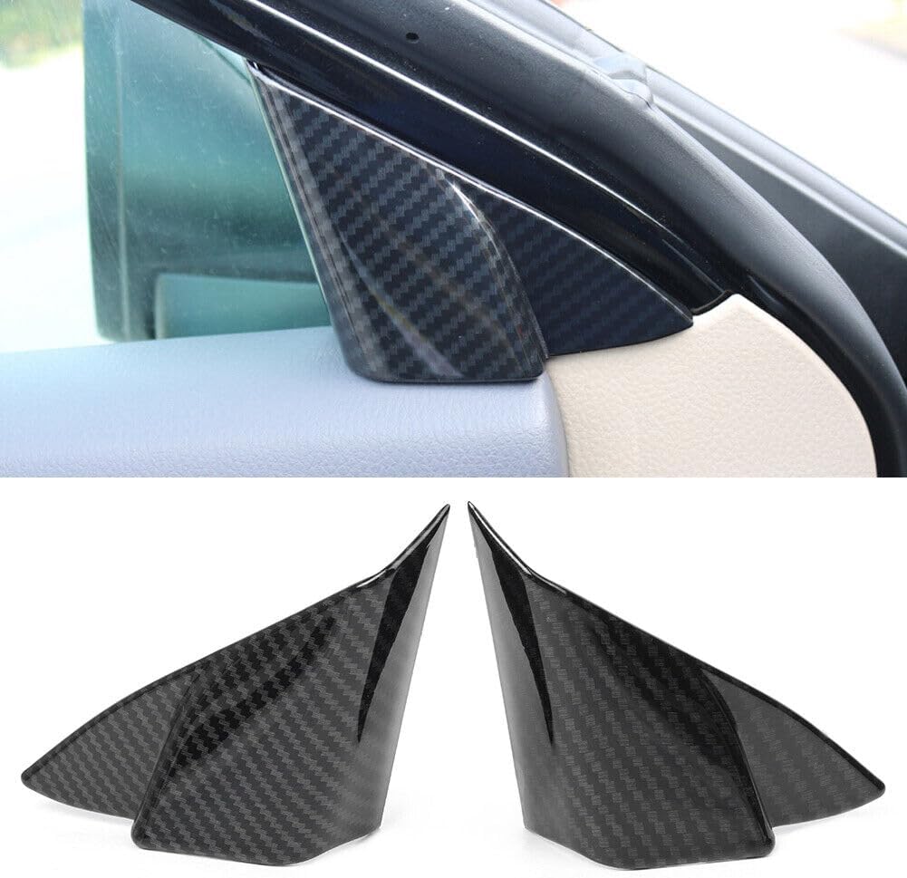 ya 9 10.24 for Toyota for Camry 2018-2023 2x Carbon Fiber Interior Front Triangle F fo