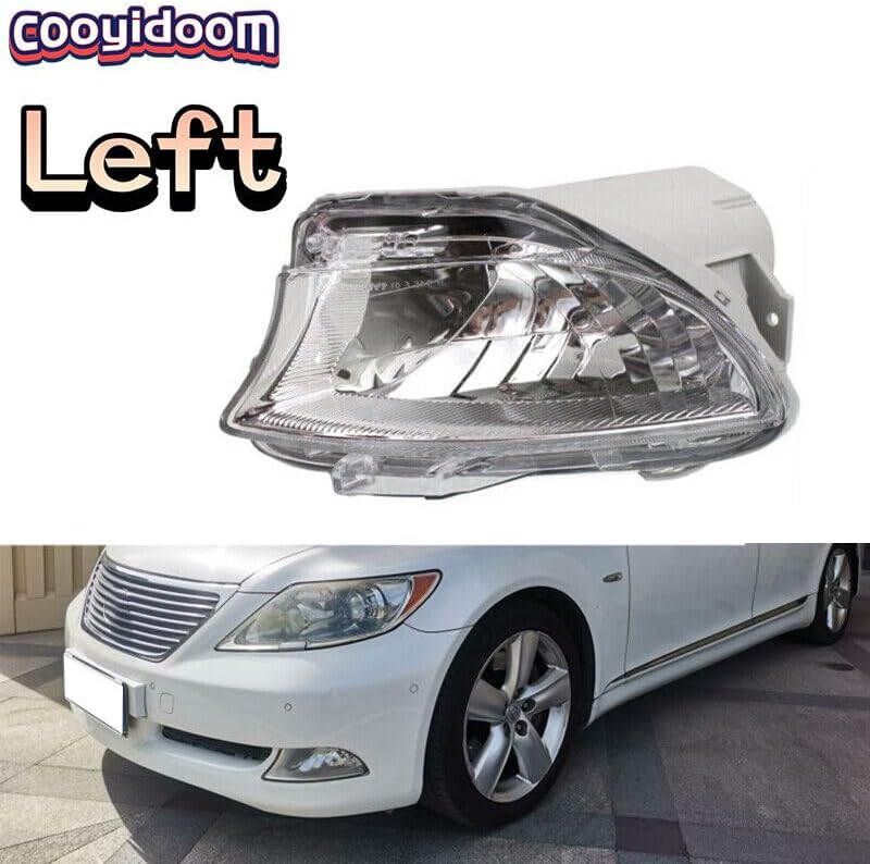 ya 2 8.15 Suitable for Lexus LS460 2007-2009 transparent lens front bumper fog lamp fog lamp left side