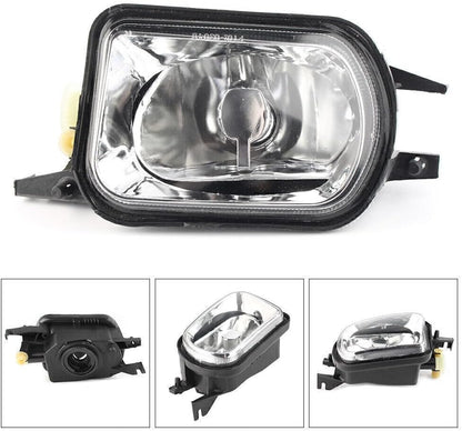 ya 4 8.8 LED Front Fog Light Driving Housing Cover Fit for Mercedes-Benz W203 C-Class 2001-07