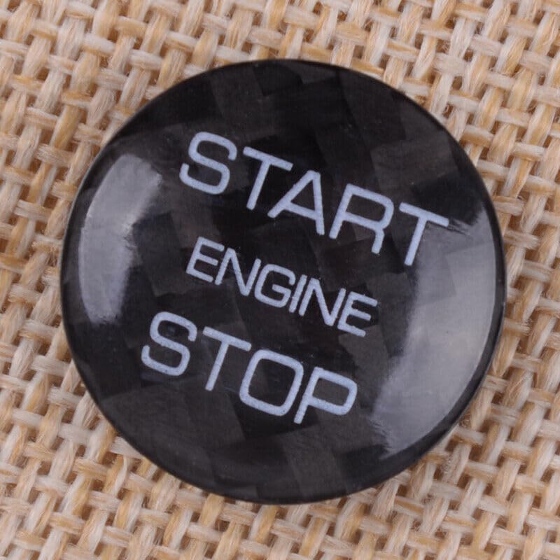 ya 6 8.24 baidi Carbon Fiber Style Start Stop Engine Button Cover Fits LR for Range Rover Evoque