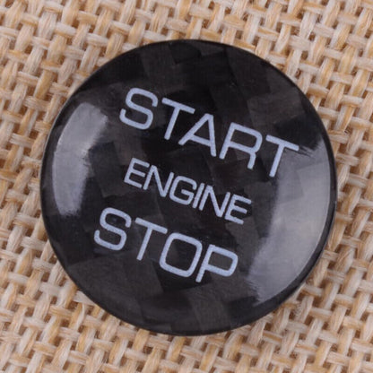 ya 6 8.24 baidi Carbon Fiber Style Start Stop Engine Button Cover Fits LR for Range Rover Evoque