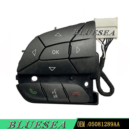 ya 3 8.24 baidi 05081287AA 1 Pair Steering Wheel Control Switch for 14-2019 for Chrysler for Dodge for Jeep