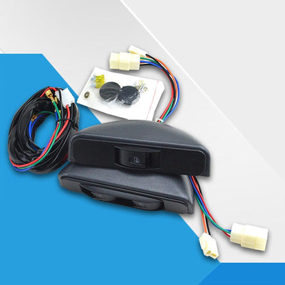 ya 4 8.8 New Universal 3 Rocker Switch Kit Door Lock Power Window for Front 2 Doors 12V