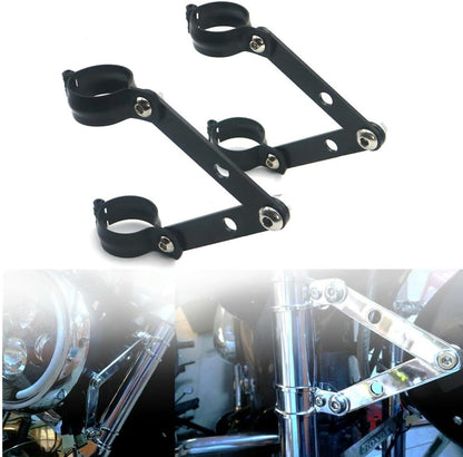ya 6 8.24 baidi Motorcycle 39mm Black Metal Adjustable Headlight Indicator Mounting Fork Bracket