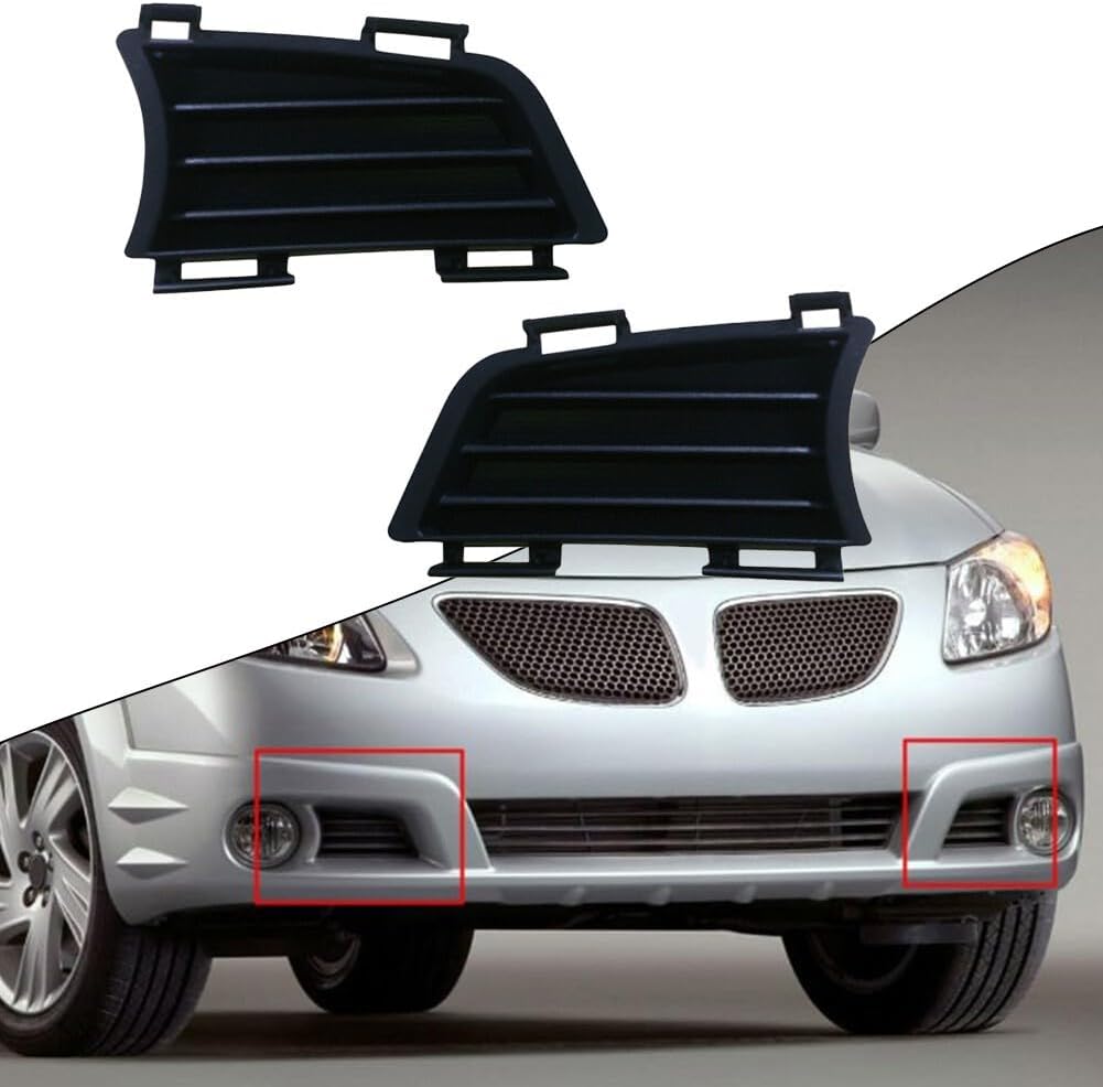 ya 4 8.24 baidi Pair for Pontiac Vibe 2005-2008 Front-Bumper Fog Light-Cover Left & Right