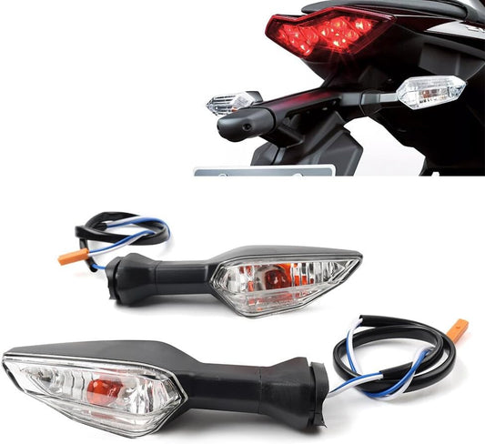 ya 4 8.8.2 for Kawasaki 250 300 400 2018-2020 Rear Turn Signal Light Lamp Smoke Lens