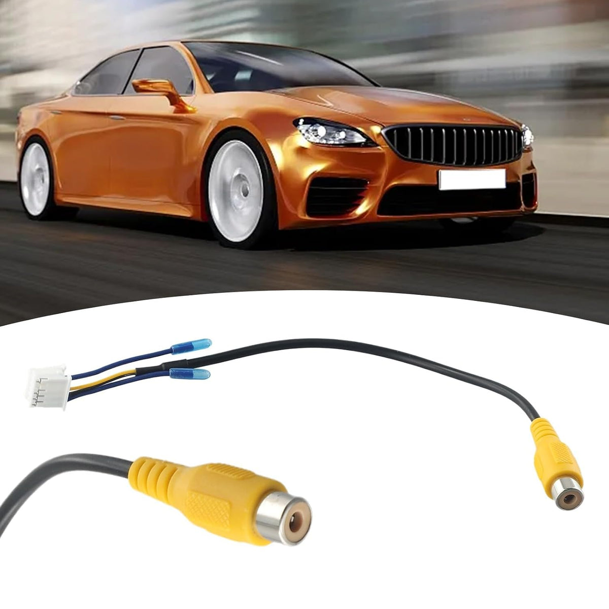 ya 23 10.7 baidi Practical Cable Adaptor Backup Camera 1pc Backup Camera Cable Connector