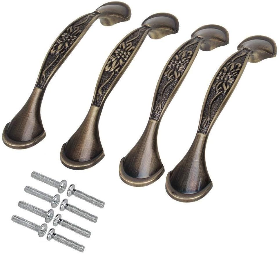 ya 26 10.21 baidi 90x Antique Bronze Home Furniture Handles w/Screws for Cabinet Drawer 96mm