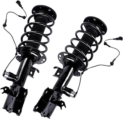 ya 12 10.8 baidi Pair Front Left Right Shock Struts Assys w/Electronic for Lincoln MKX 2016-2018