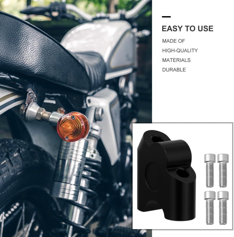 ya 4 8.8.2 1 Set Pivoting Motorcycle Handlebar Riser 22mm Handle Bar Clamp Mount Adapter