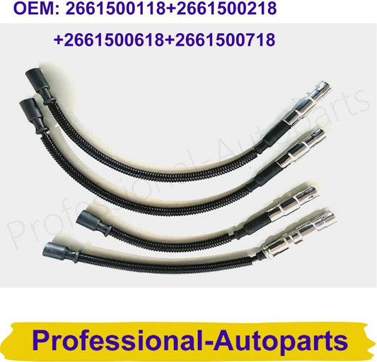 ya 5 8.10 4PCS Ignition Spark Plug Wire for Mercedes-benz W245 W169 A180 B180 A200 B200