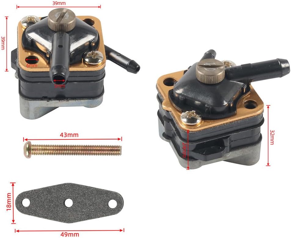ya 2 8.15 Fuel pump with gasket 397839 suitable for Johnson Evinrude outboard engine 6HP 8HP 9.9HP 15HP
