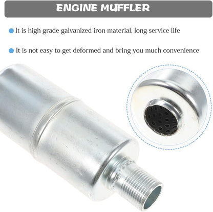 ya 26 10.21 baidi Small Engine Muffler Galvanized nerator Silencer Muffler for Ve al Engine-3