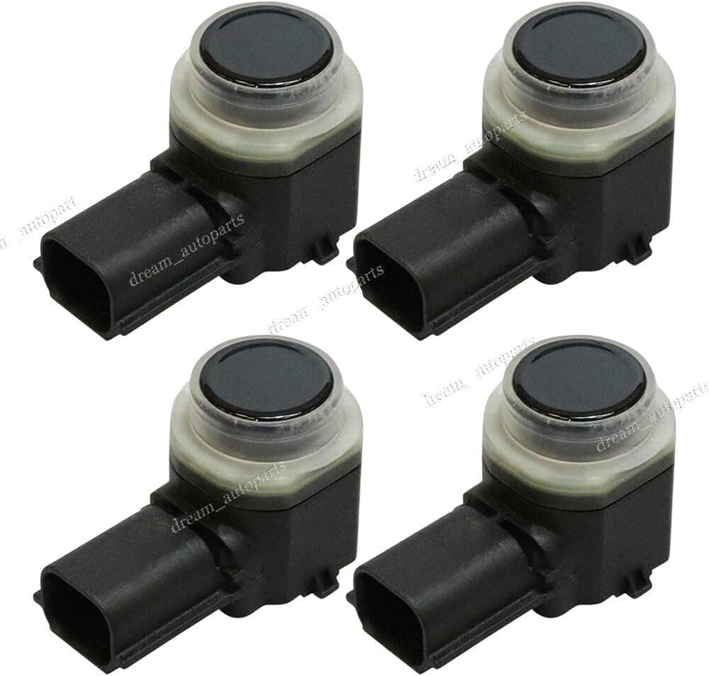 ya 2 8.15 Pack of 4 PDC Parking Sensors Black Fits for Ford F1CT-15K859-AA F1CT15K859AA