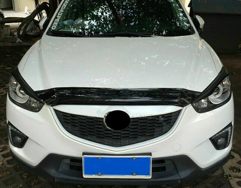 ya 6 8.24 baidi for Mazda for CX-5 2012-16 Black Front Shield Hood Deflector Guard Bonnet Protector