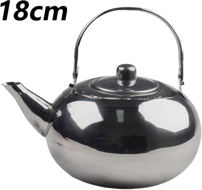 ya 14 9.20 baidi Stainless Steel Kettle Heat Resistant Handle Stovetop Camping Coffee Pot New-1