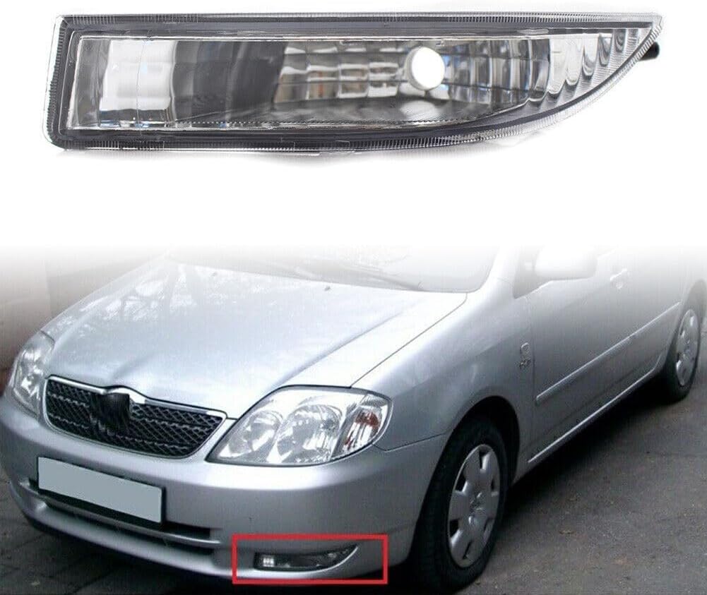 ya 13 9.15 baidi Left front bumper transparent lens fog lamp 8122112160 for 01-04 for Toyota