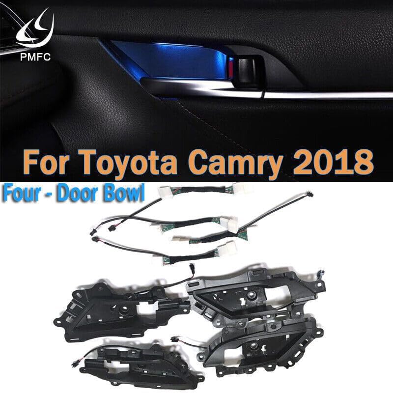 ya 4 8.10 Suitable for Toyota Camry 2018 LED four door bowl decorative light, atmospheric ice blue