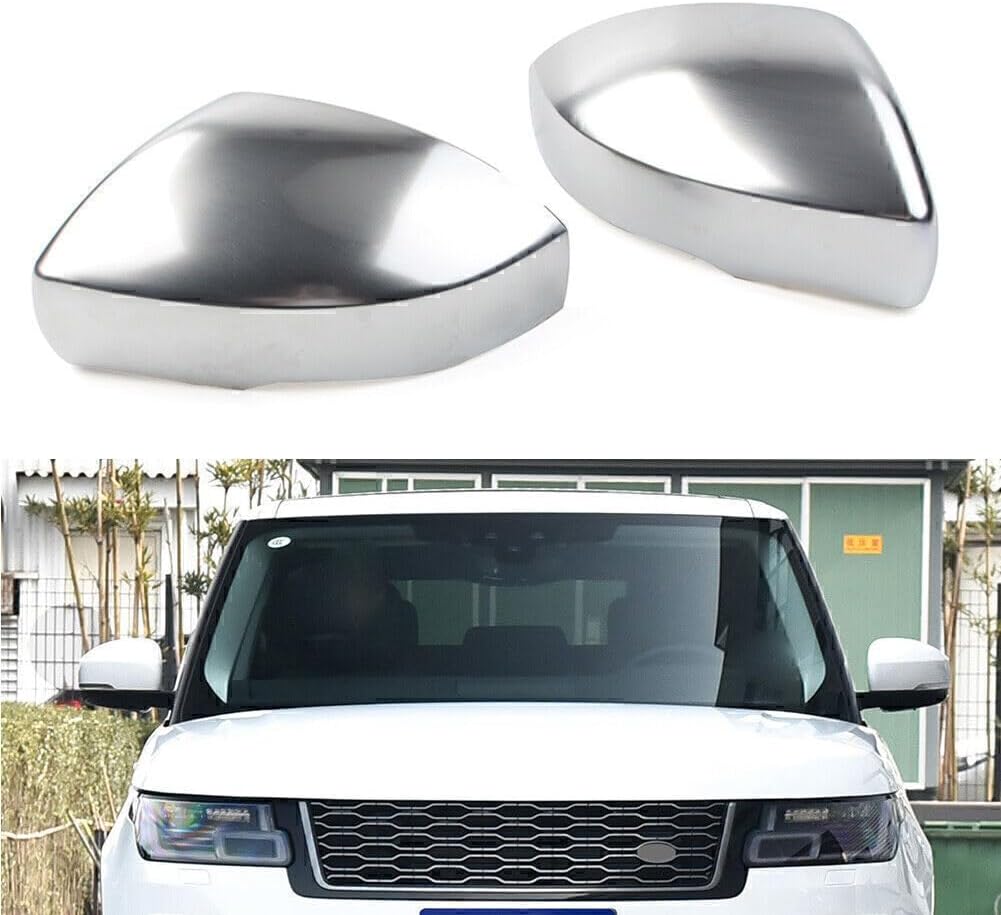 ya 11 9.14 baidiPair Chrome Mirror Cover Cap for Land Rover LR4 LR5 for Range for Rover L405 Sport Vogue