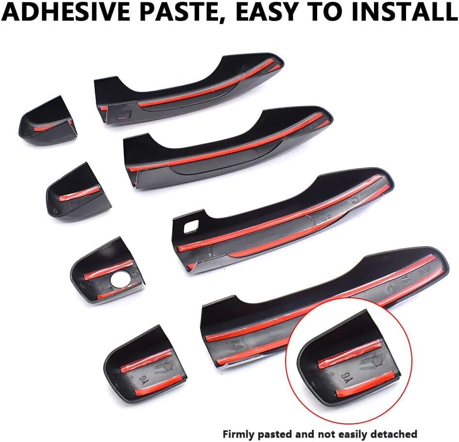 ya 10 9.16 baidi for Honda for Accord 10th Gen 2018-2022 Car Exterior Door Handle Cover Bright Black