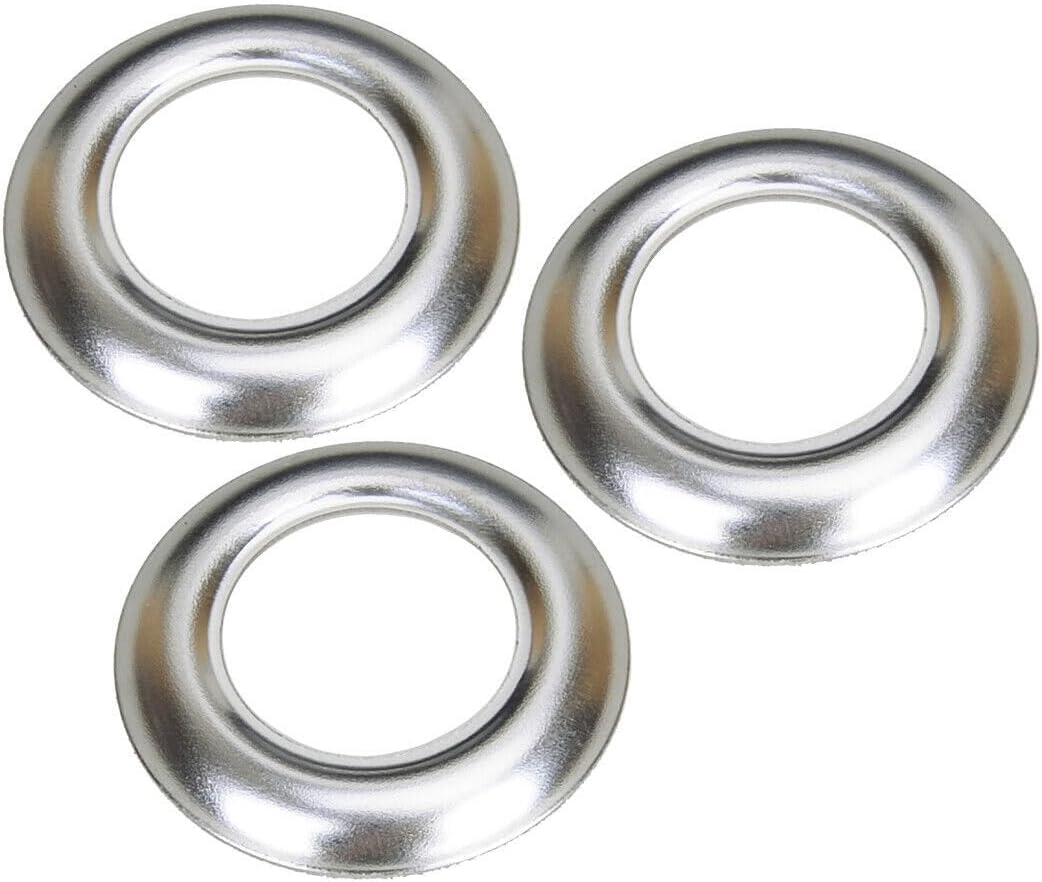 ya 4 8.14 50 Pack 3/4 Inch Round Chrome Bezel Fits Truck Trailer LED Marker Light Covers po @