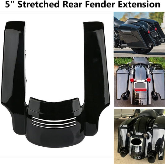 ya 4 8.10 5 Stretched Rear Fender Extension Filler for Harley Touring Road Glide King