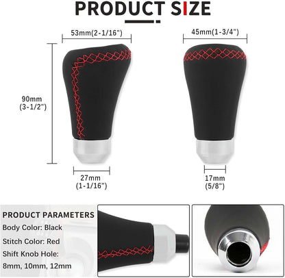ya 4 8.24 baidi for Toyota Tacoma for Manual Shift Knob Gear Stick Shifter Lever Leather 5 Speed