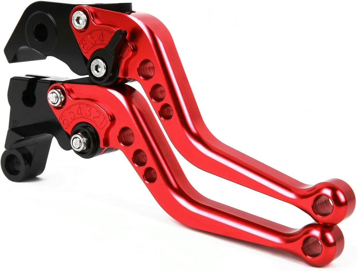 ya 11 9.14 baidifor Suzuki Katana GSX600F GSX750F 1989-2006 Short Clutch Brake Levers Red US CNC