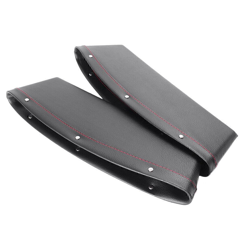 ya 9 10.24 2 x for SEAT Gap Slit Storage Pocket Bag Catcher Container PU Leather Auto