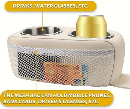 ya 6 8.24 baidi 1 Pack Car RV Boat Double Drink Holder Bottle Holder Sofa Cup Holder Tray