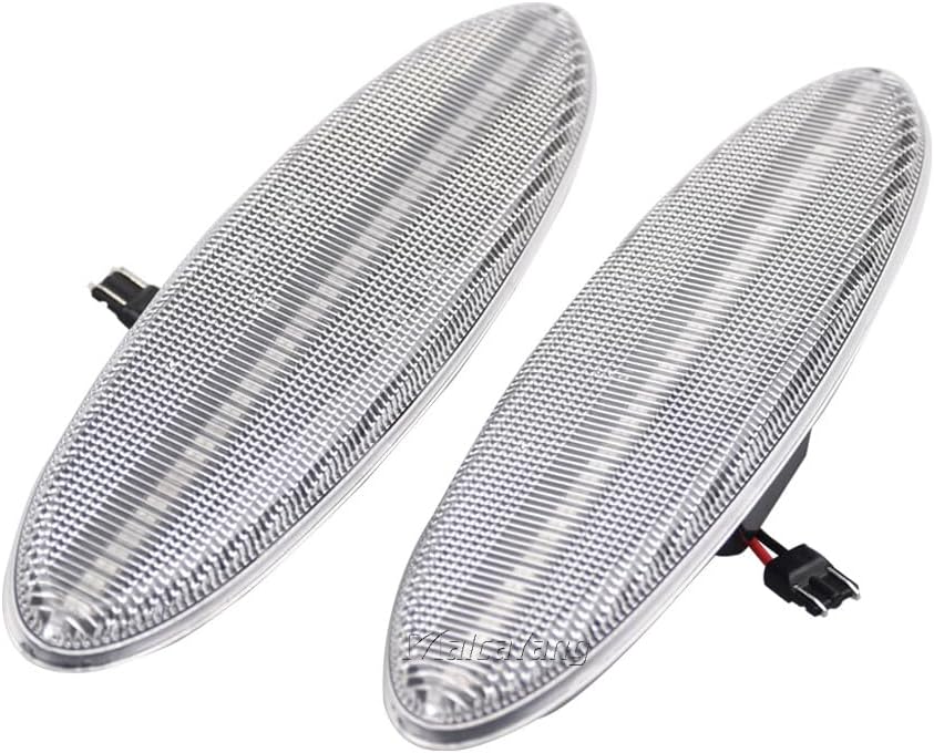 ya 4 8.24 baidi Clear for Chevrolet 03-2011 Corvette C5 Rear LED Fender Side Marker Lights 