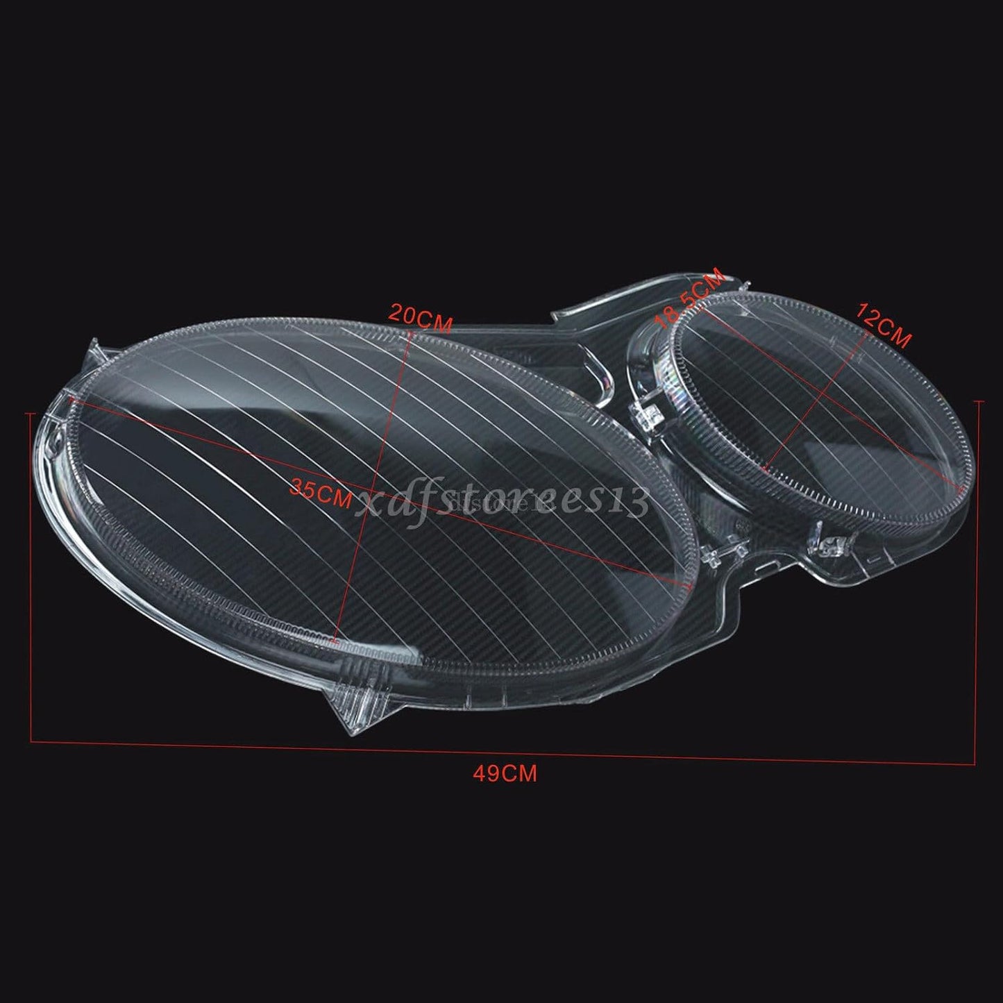 ya 6 8.24 baidi Clear Headlight Lens Cover Lampshade for Mercedes-Benz E-Class W211 2002-2008