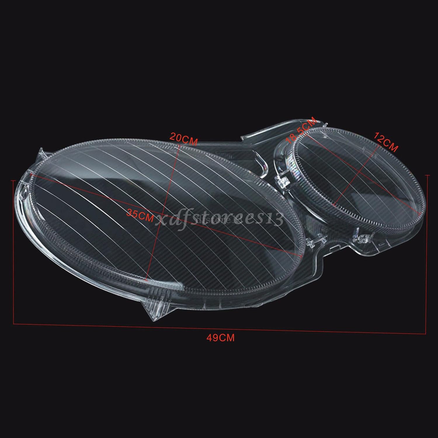 ya 6 8.24 baidi Clear Headlight Lens Cover Lampshade for Mercedes-Benz E-Class W211 2002-2008