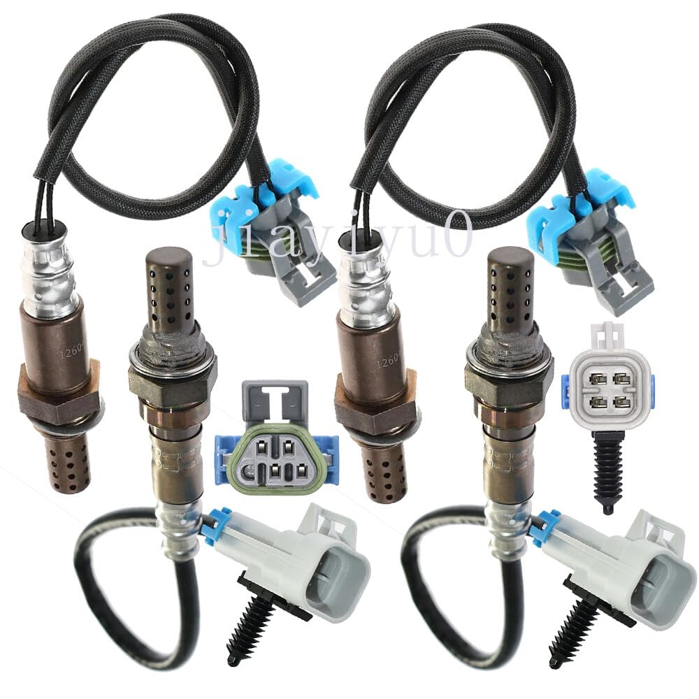 ya 4 8.14 4pcs Oxygen O2 Sensor 1&2 for 2008-2010 for Saturn Vue V6 3.6L Upstream+Downstream